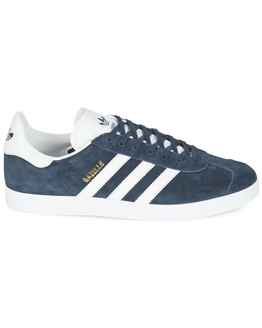 adidas Suede Gazelle Sneakers in Navy 