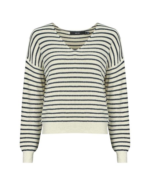 Vero Moda Gray Sweater Vmnewlexsun Shine