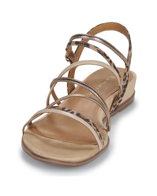 Tamaris Metallic Wedge Sandals 28103-445