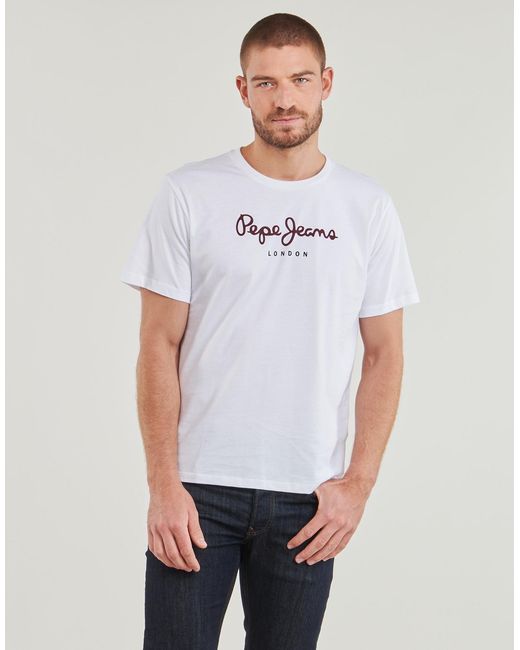 Pepe Jeans Blue T Shirt EGGO N for men