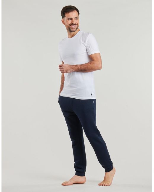 Polo Ralph Lauren Blue T Shirt S/s Crew 3 Pack Crew Undershirt for men