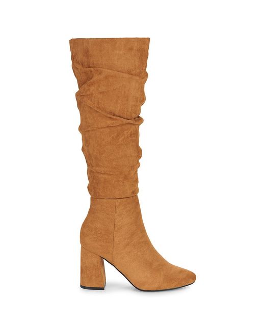 Moony Mood Brown Heeled Boots Laurilyn