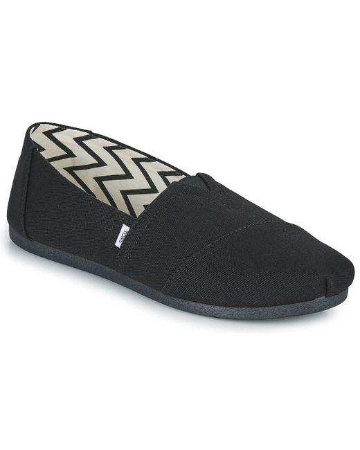 TOMS Black Alpargata Espadrilles / Casual Shoes