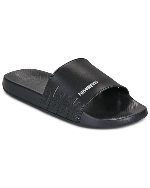 Havaianas Black Tap-dancing Slide Zero for men