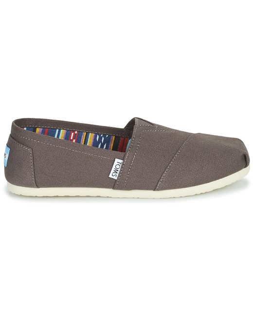 TOMS Gray Espadrilles / Casual Shoes