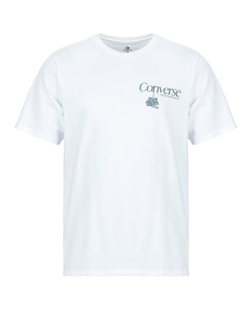 Converse White T Shirt Hanging Shoes Tee for men