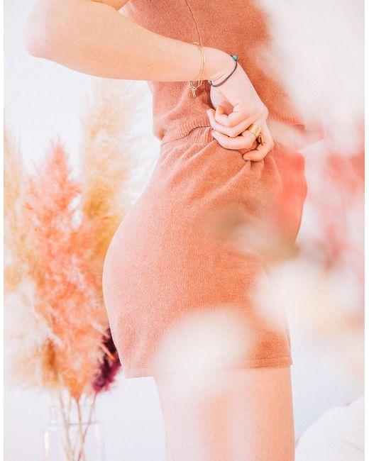 Celeste Orange Shorts Tiphanie