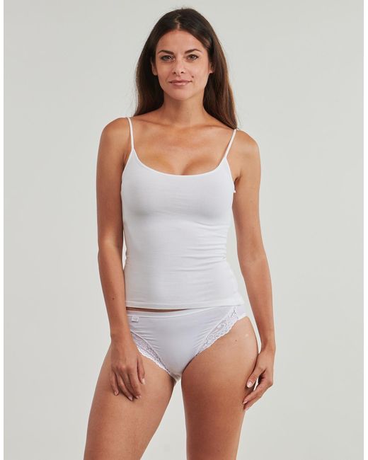 Sloggi White Knickers/panties Romance Tai Pack De 4