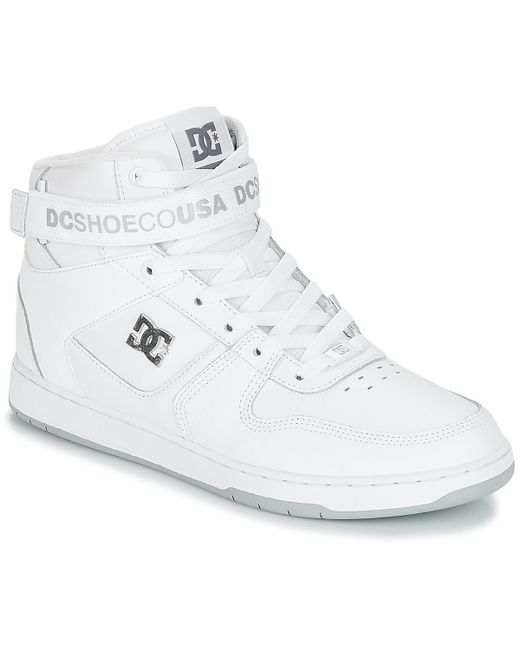 DC Shoes Pensford M Shoe Wht Shoes (high-top Trainers) in White for Men |  Lyst UK