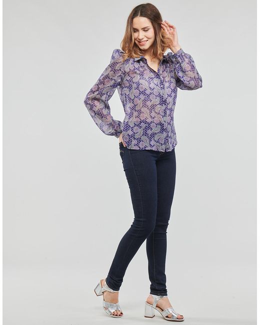 Morgan Purple Blouse Come