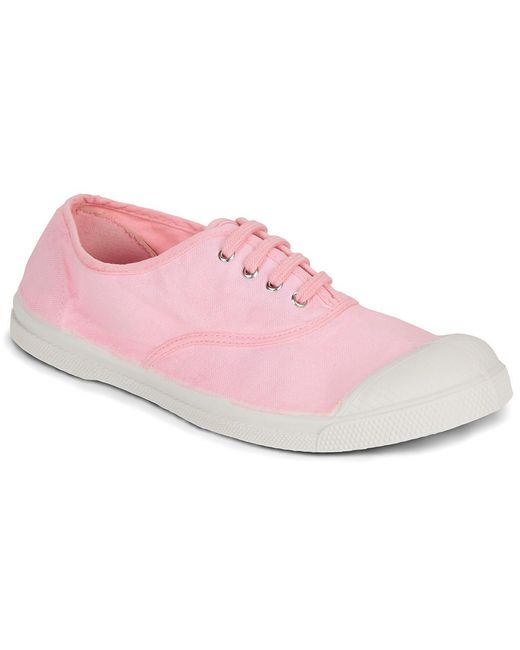 Bensimon Pink Shoes (trainers) Tennis Lacet