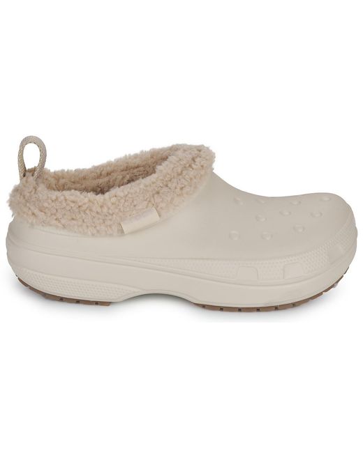 CROCSTM White Clogs (shoes) Classic Lined Shorty
