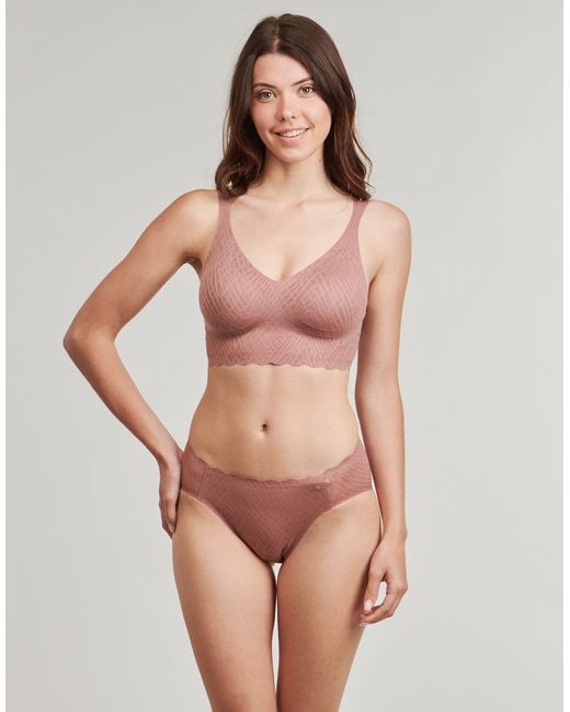 Sloggi Pink Triangle Bras And Bralettes Zero Feel Bliss Bralette