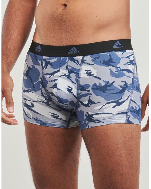 Adidas Blue Boxer Shorts Active Flex Cotton for men