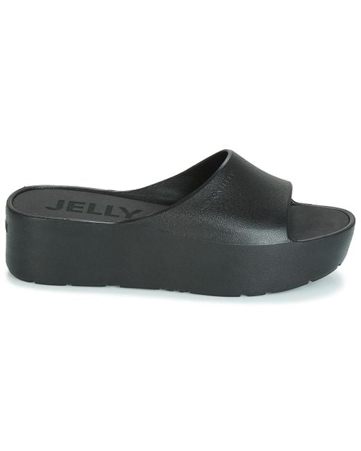 Lemon Jelly Black Sunny Mules / Casual Shoes