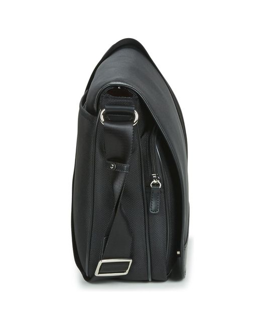 Hexagona Black Messenger Bag Worker for men