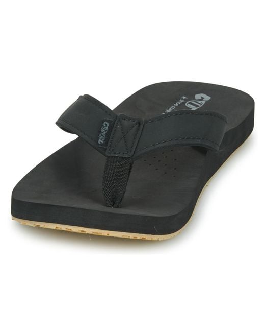 Cool shoe Black Flip Flops / Sandals (shoes) Sin for men