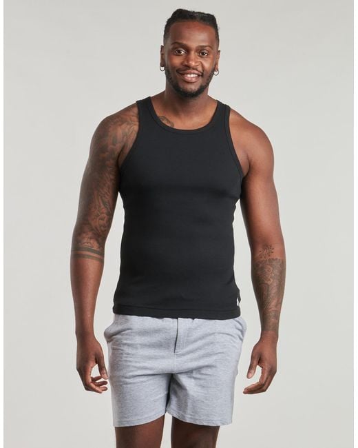Polo Ralph Lauren Black Tops / Sleeveless T-shirts Classic Tank 2 Pack Tank for men