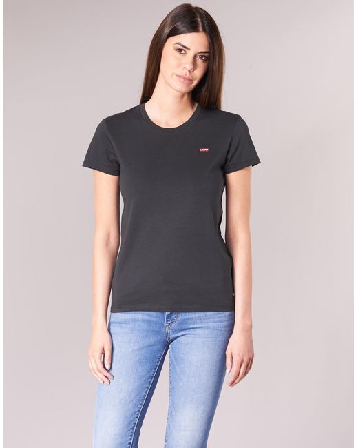 Levi's Levis Perfect Tee Women's T Shirt In Black