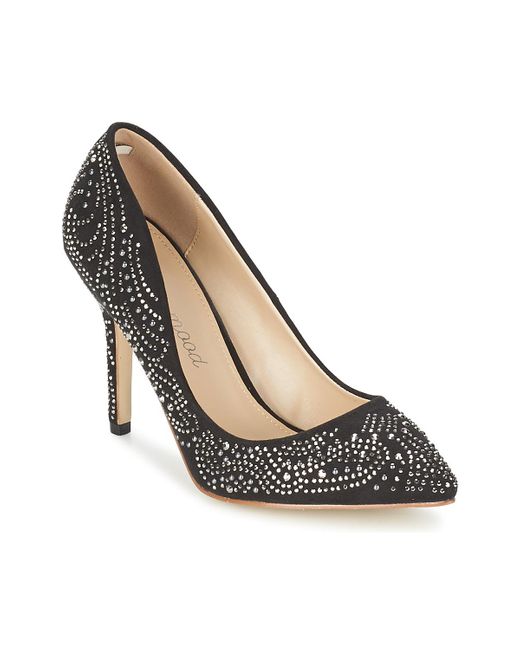 Moony Mood Black Sarati Court Shoes