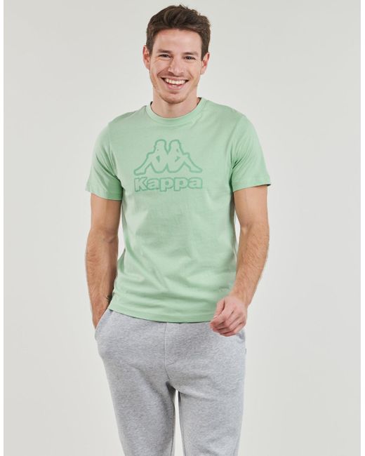 Kappa Green T Shirt Creemy for men