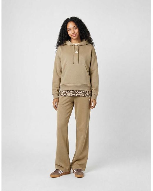 Adidas Natural Sweatshirts Essentials Small Logo Feel Cozy Hoodie