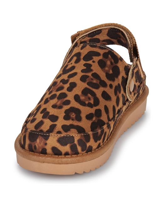 Moony Mood Brown Flip Flops Kayla