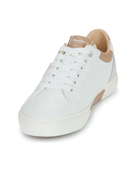 Pepe Jeans White Shoes (trainers) Kenton Court W