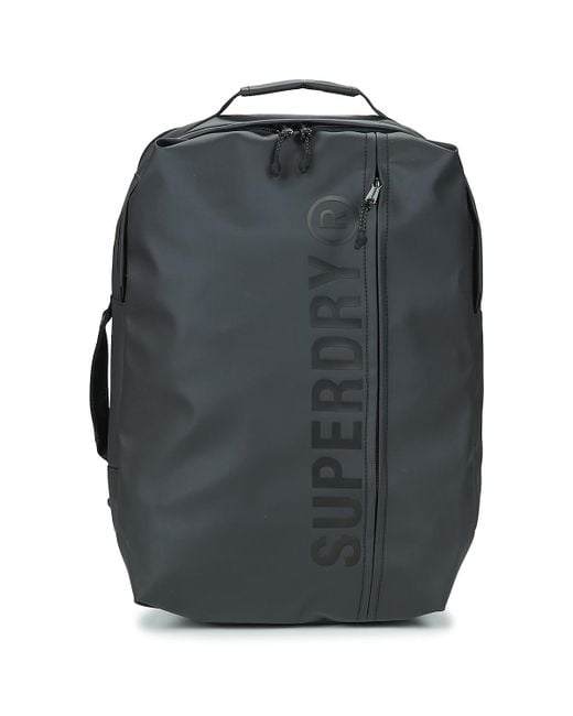 Superdry Gray Backpack Tarp Rucksack 35l