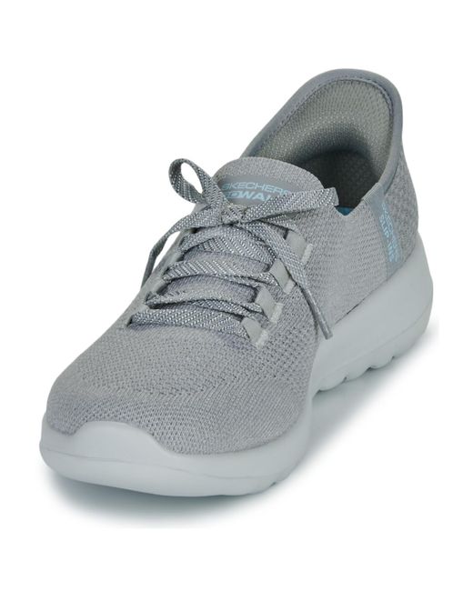 Skechers Gray Shoes (trainers) Slip-ins: Go Walk Joy - Abby