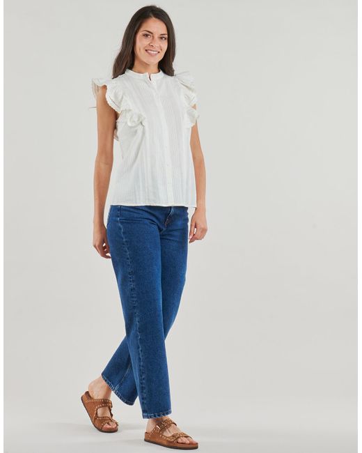 Pieces White T Shirt Pcsikka