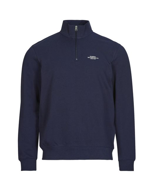 Element Blue Sweatshirts Skateboard Co Zip for men