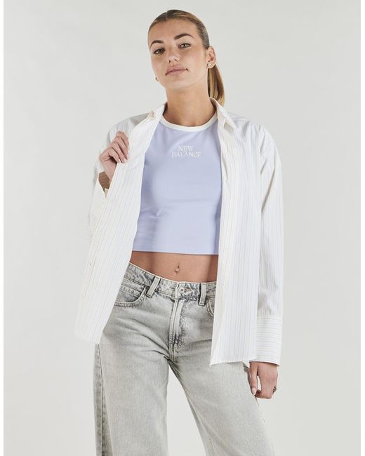 JJXX White Shirt Jxcaro Poplin Ls Rlx Shirt