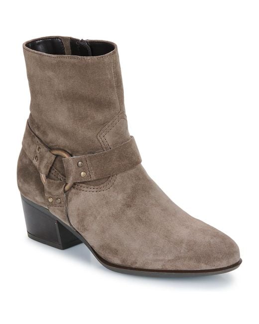 Gabor Brown Low Ankle Boots 56684