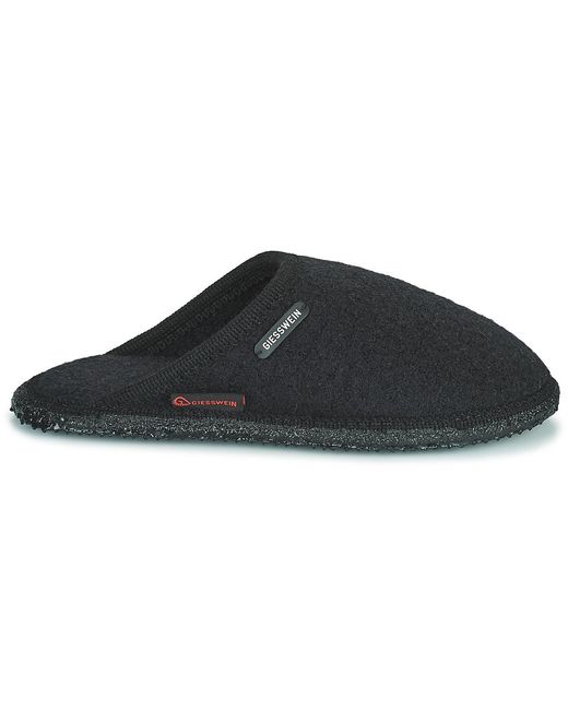 Giesswein Black Tino Slippers for men