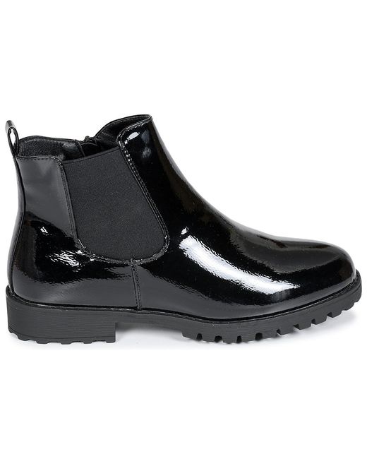 Moony Mood Black Mid Boots Jenna