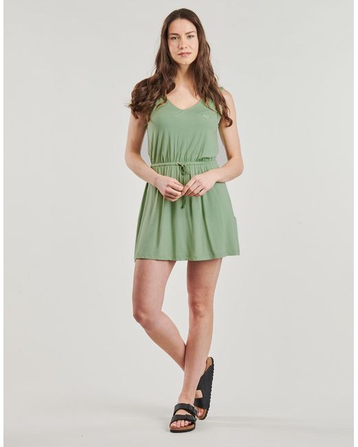 Roxy Green Dress Low Tides Dress Solid