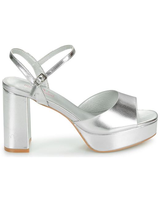 Moony Mood Metallic Heeled Sandals Gisele