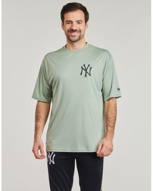 KTZ Green T Shirt League Essentials Tee New York Yankkees for men