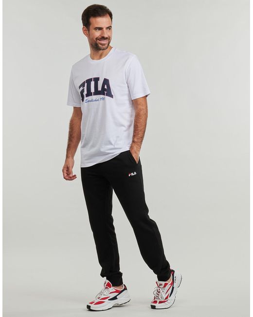 Fila Black Tracksuit Bottoms Lunigo for men