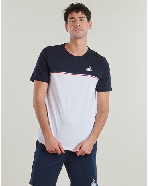 Le Coq Sportif Blue T Shirt Tri Sp Tee Ss N°1 M for men