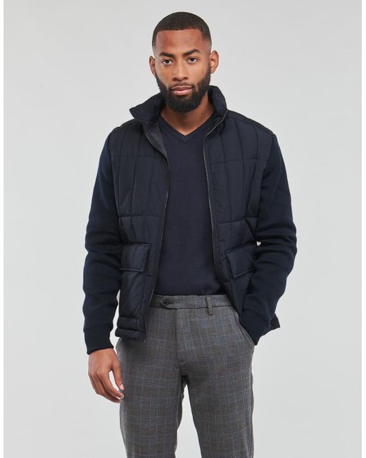 Jack & Jones Blue Jprblamason Hybrid Jkt Jacket for men