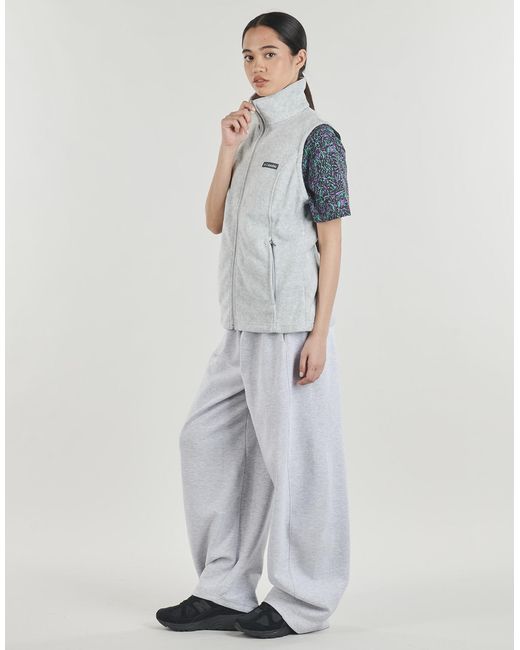 Columbia Gray Fleece Jacket Benton Springs Vest