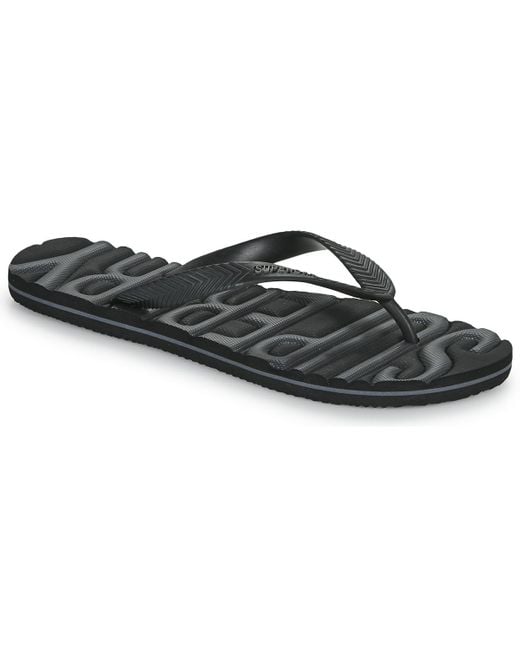 Superdry Black Flip Flops / Sandals (shoes) Vintage Vegan Flip Flop for men