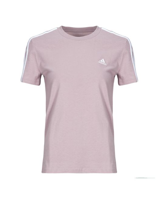 Adidas Purple T Shirt W 3s T