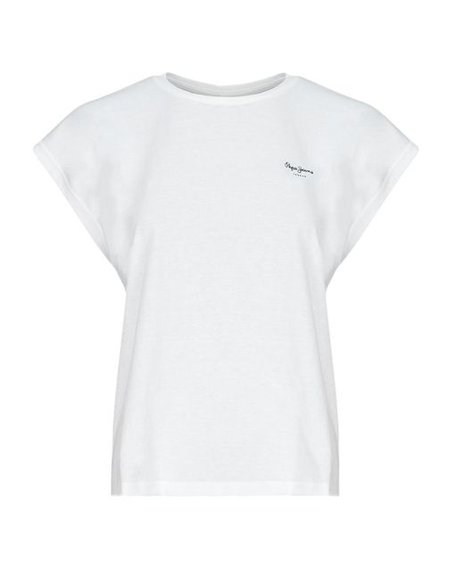 Pepe Jeans White T Shirt Bloom