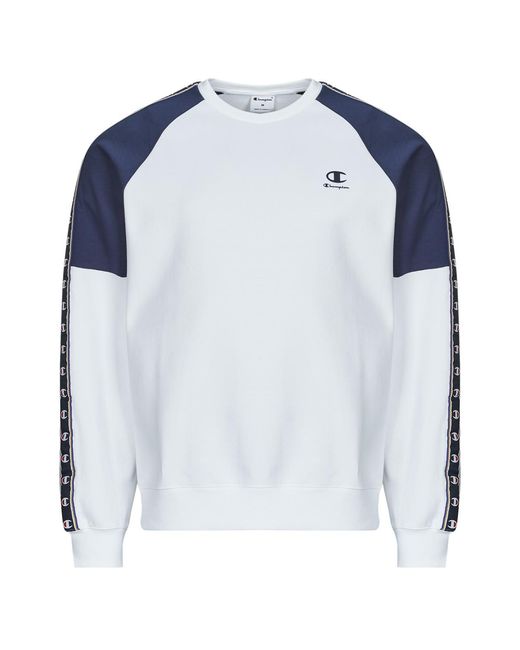 Champion Blue Sweatshirts Crewneck Sweatshirt for men