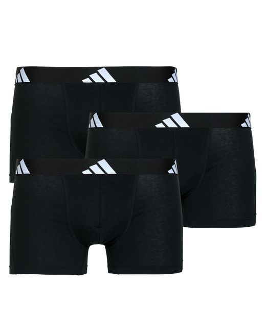 Adidas Black Boxer Shorts Active Flex Cotton Pack De 3 for men
