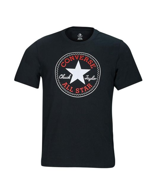 Converse Black T Shirt Go-to Chuck Taylor Classic Patch Tee
