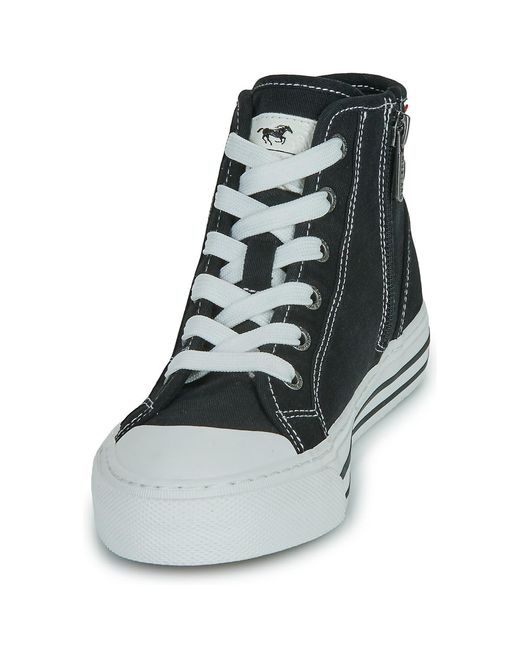Mustang Blue Shoes (high-top Trainers) 26m0232001-black